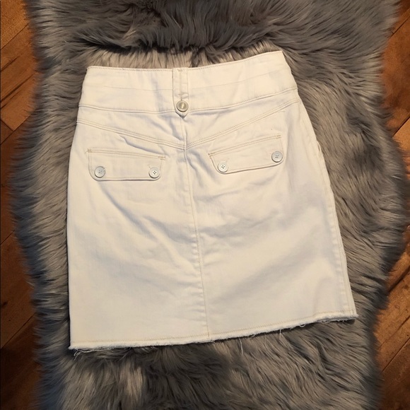 Anthro Ett twa Nautical Anchor Button Skirt Sz0 - Picture 2 of 4